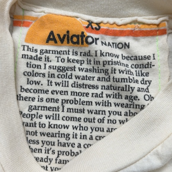 Aviator Nation PRAY FOR SNOW TEE XS - Picture 8 of 12